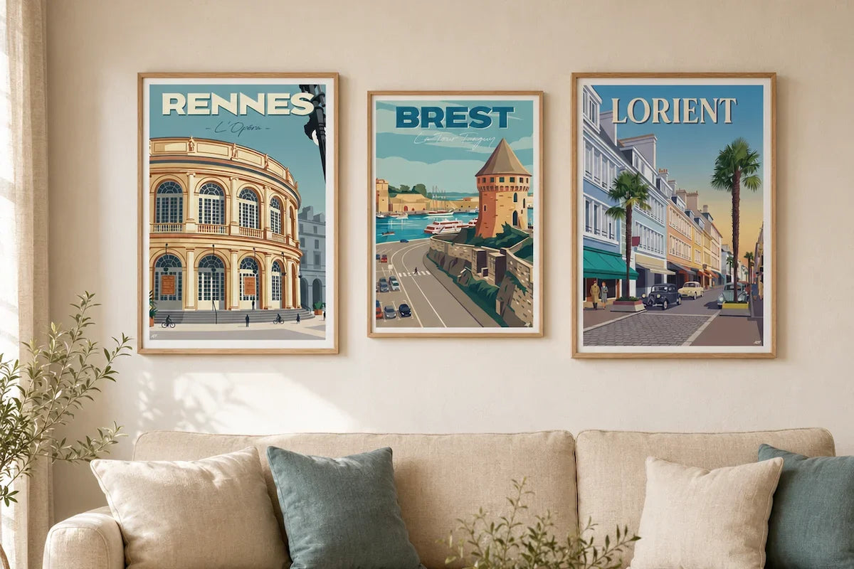 Où trouver les plus belles affiches de Bretagne ? Guide déco & coups de cœur